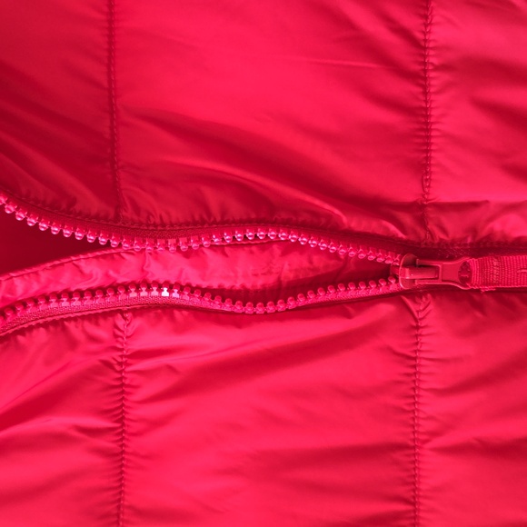 THEREABOUTS GIRLS PLUS SIZE "PACKABLE" RED WINTER COAT SIZE XL 18/20 - Picture 6 of 16